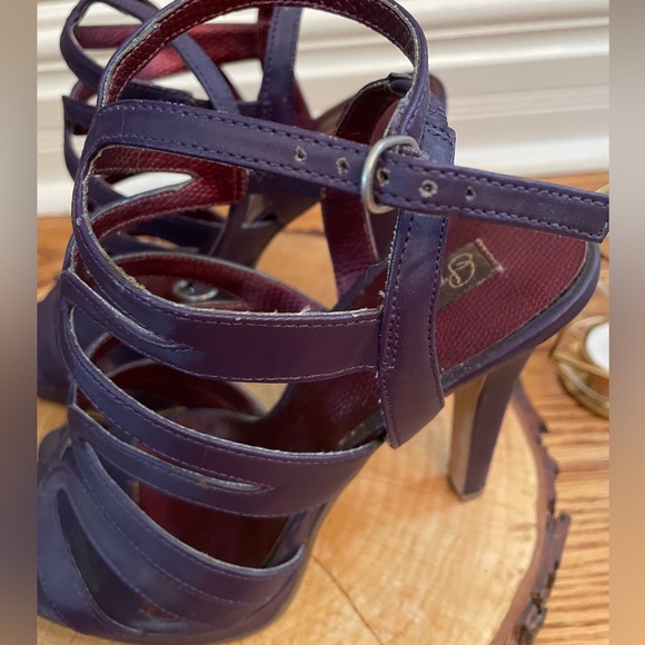 Purple Strappy Heels - Picture 4 of 6